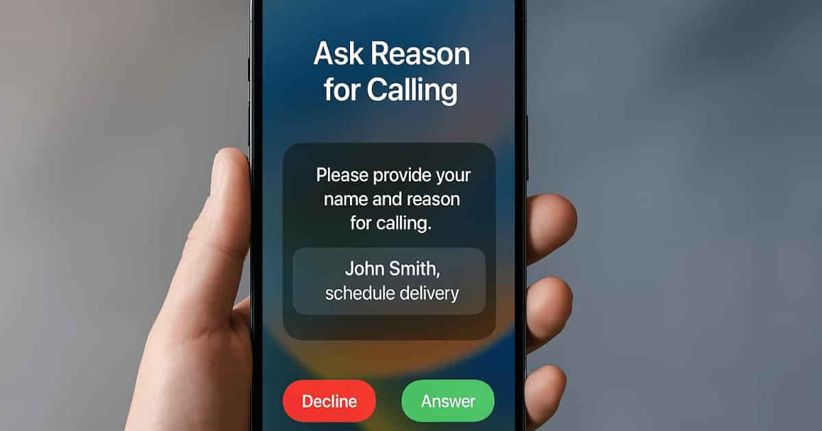 Apple lanza “Ask Reason for Calling”: la nueva arma inteligente contra las llamadas spam