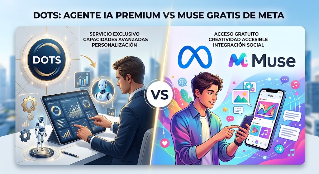 Dots vs Muse: el duelo de agentes de IA que OpenAI y Meta libran por el consumidor